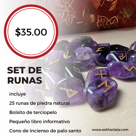 Set de Runas de Amatista