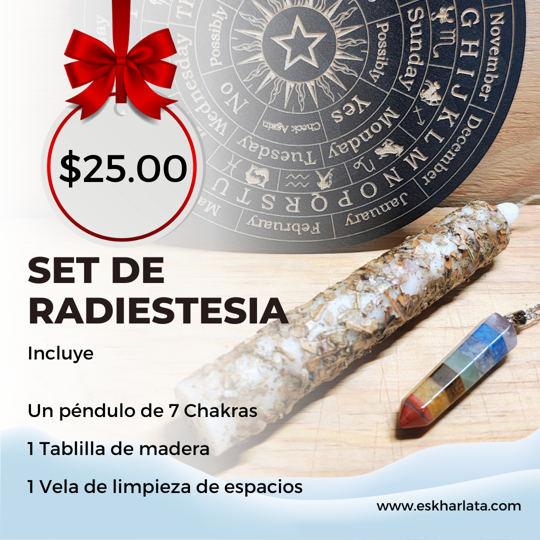 Set de radiestesia